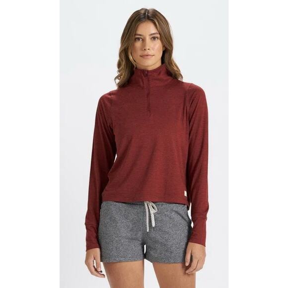 VUORI Womens Crescent 1/2 ZizpWicking Breathable Stretch Running Gym XL - Picture 1 of 7